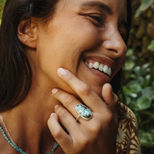 Royston Turquoise Elfin Ring