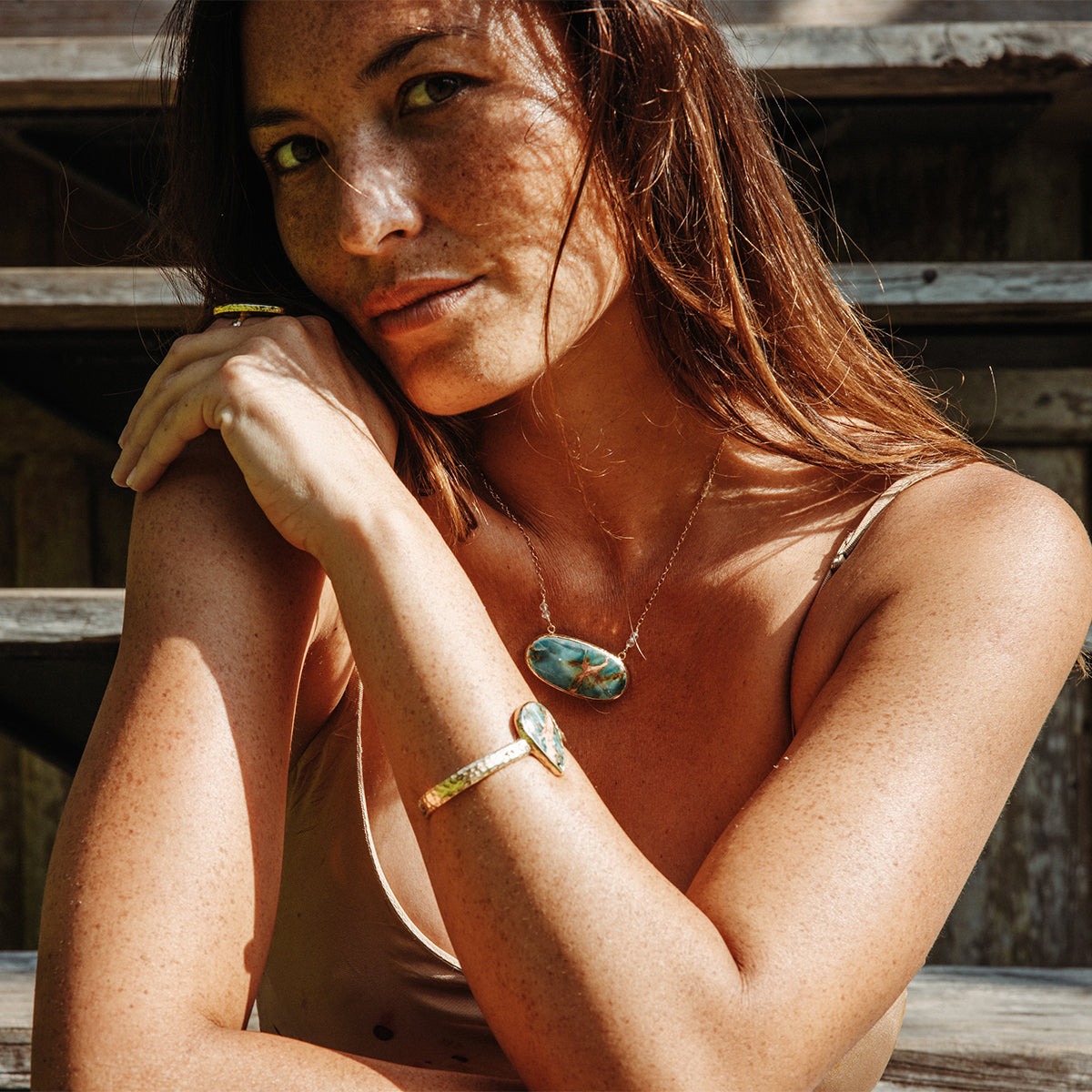 Copper Chrysocolla Necklace