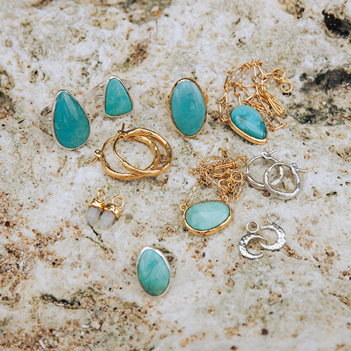 【Bahgsu Jewels】Winged Turquoiseリング Winged Ring || Turquoise - Bahgsu