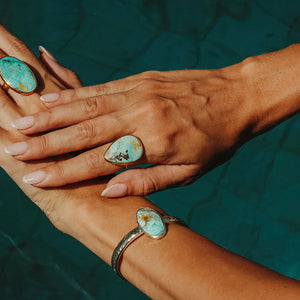 Heirloom Cuff || Arizona Chrysocolla