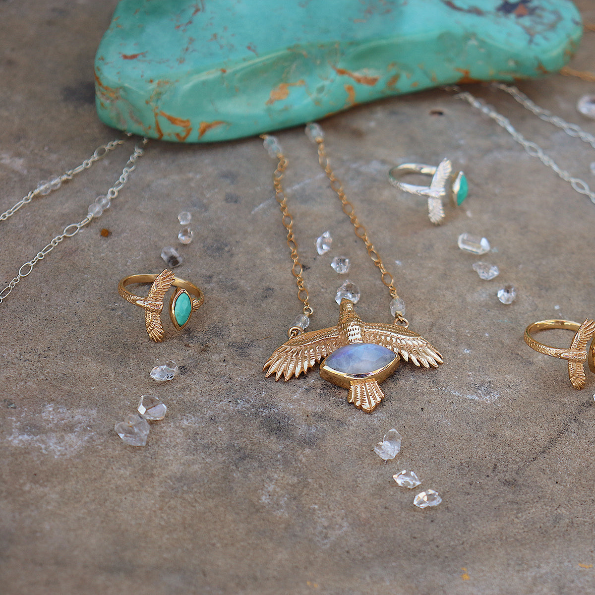 Elder Bird || Turquoise Ring