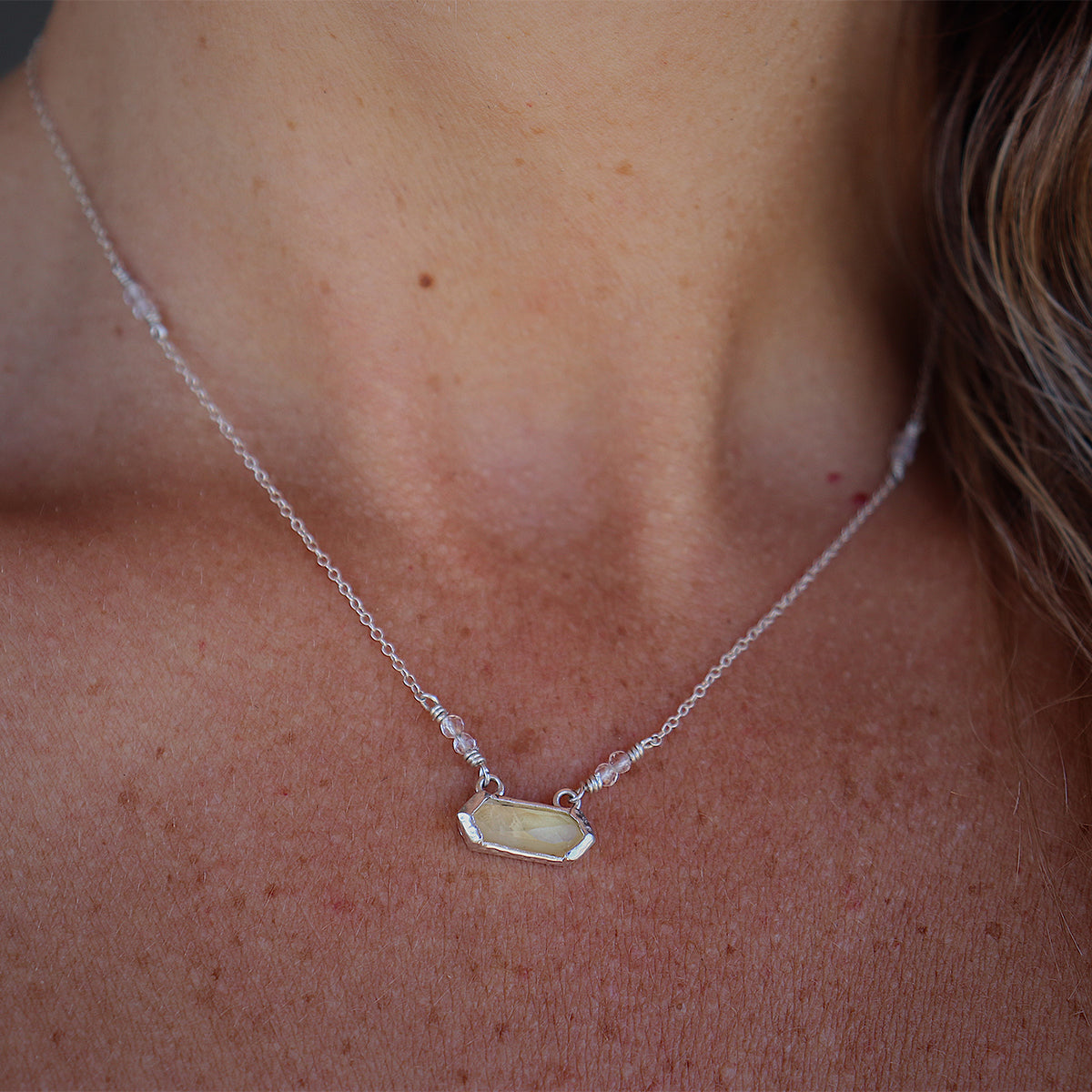 Shine Necklace || Citrine