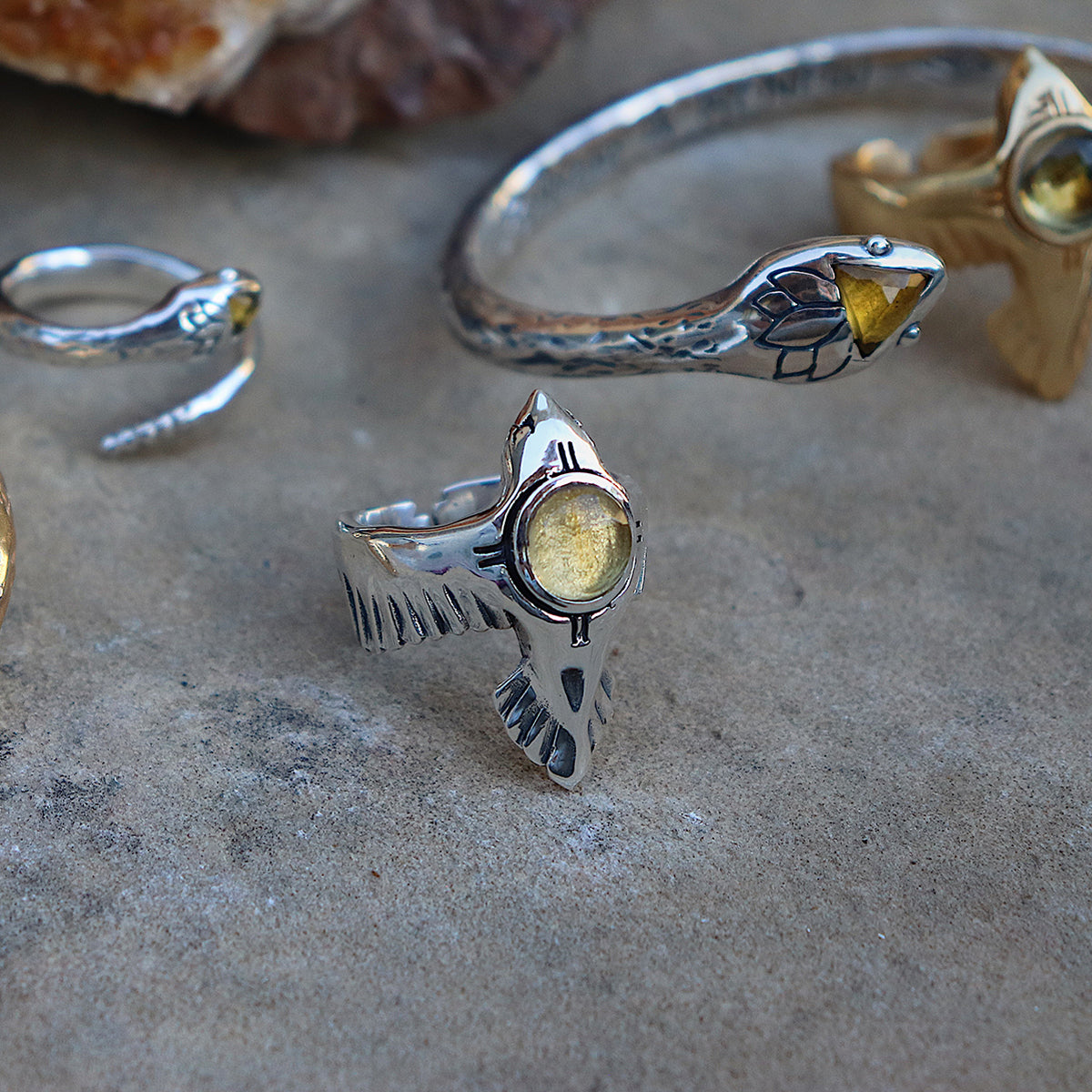 As Above Ring || Citrine