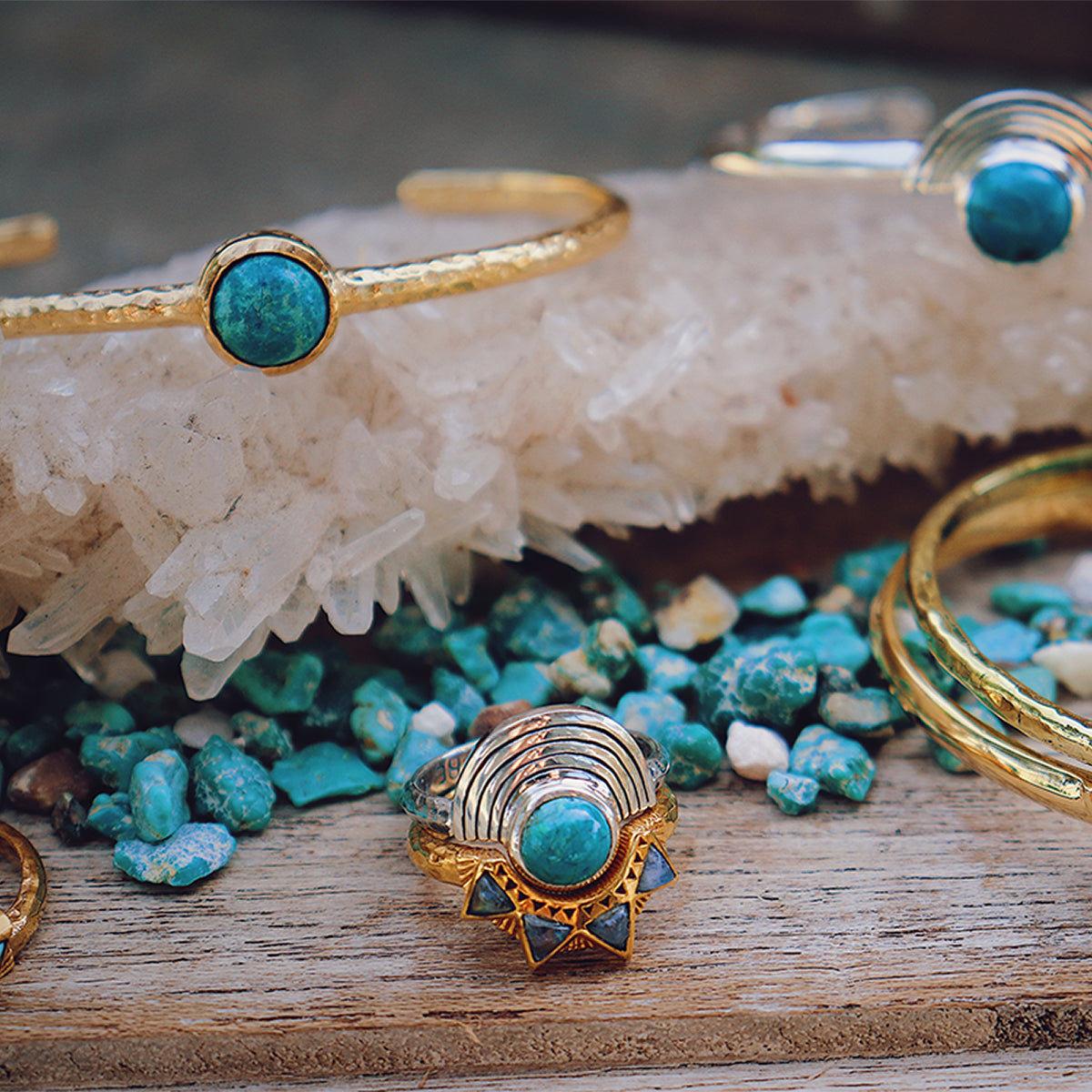 Be Open Ring || Turquoise