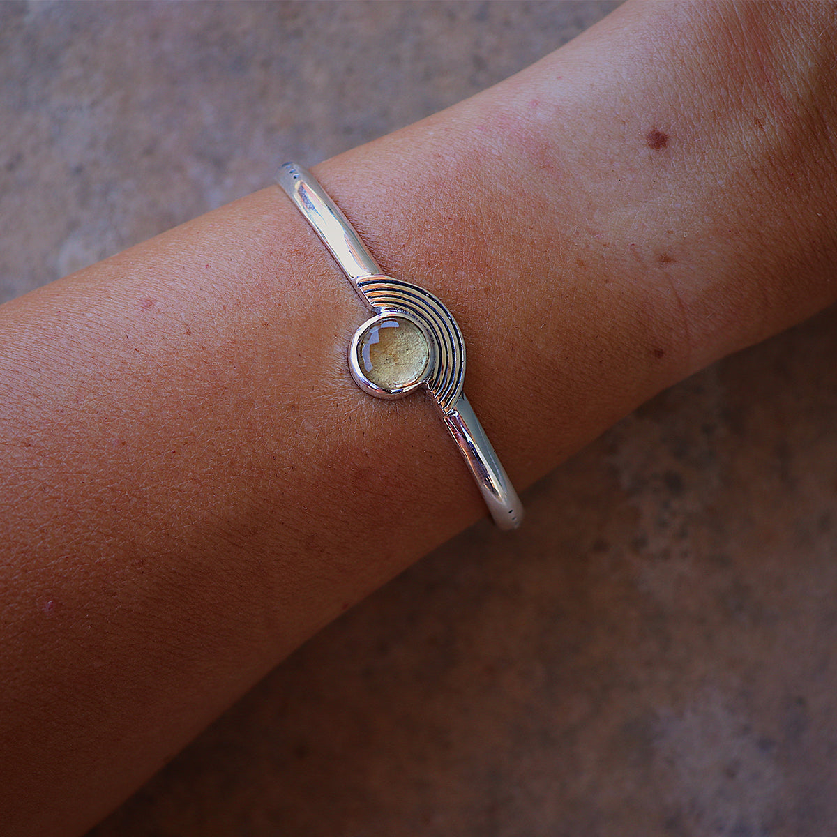 Be Open Cuff || Citrine