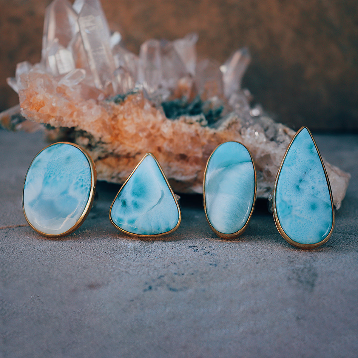 Larimar Ring - Bahgsu Jewels