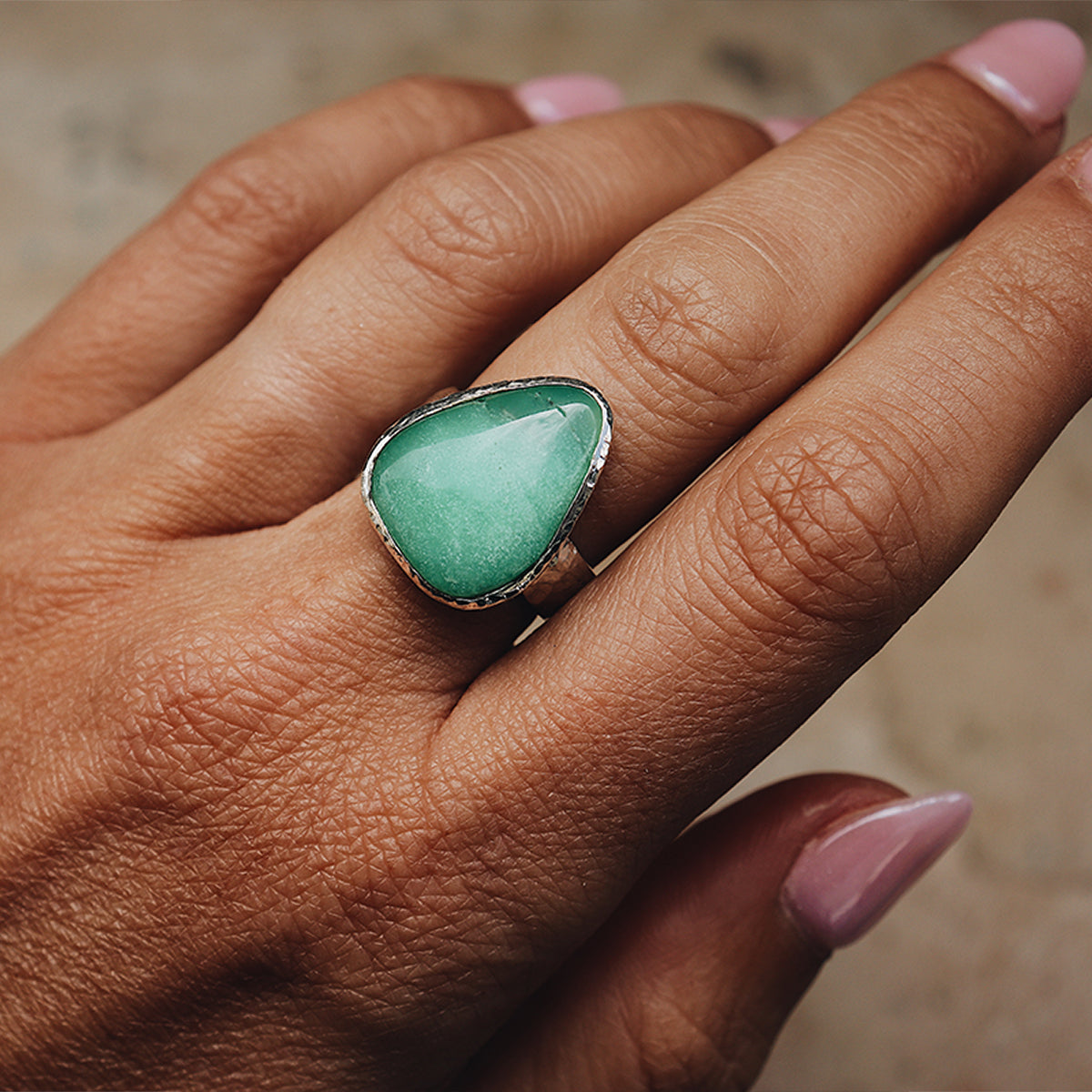 Chrysoprase Ring