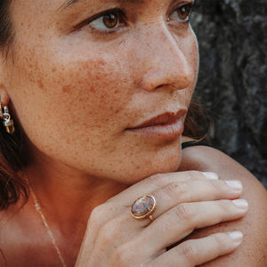 Garden Quartz Elfin Ring