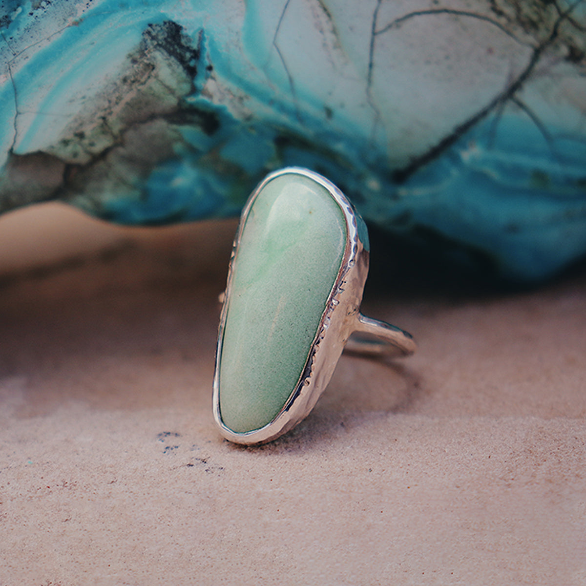 Chrysoprase Elfin Ring