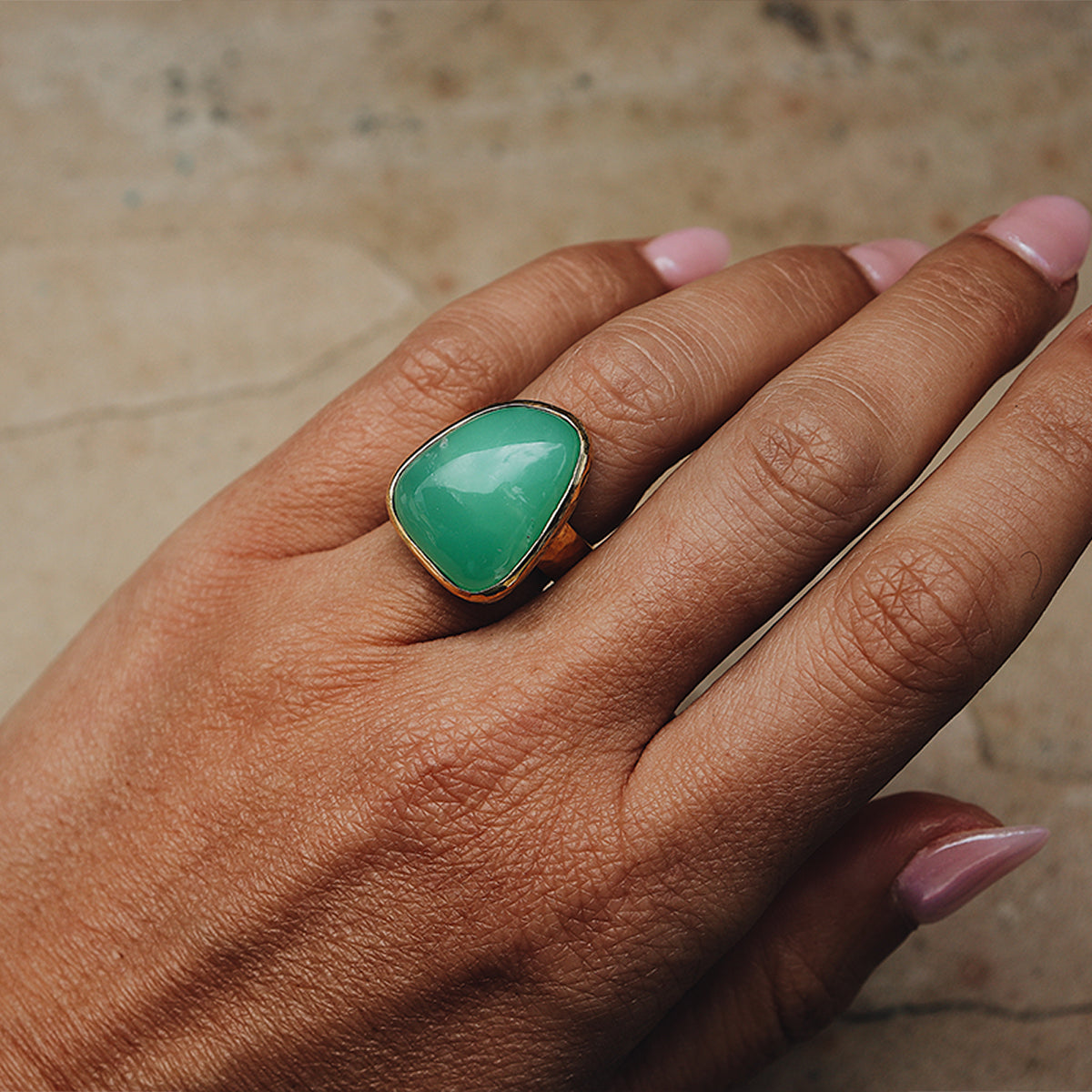 Chrysoprase Ring