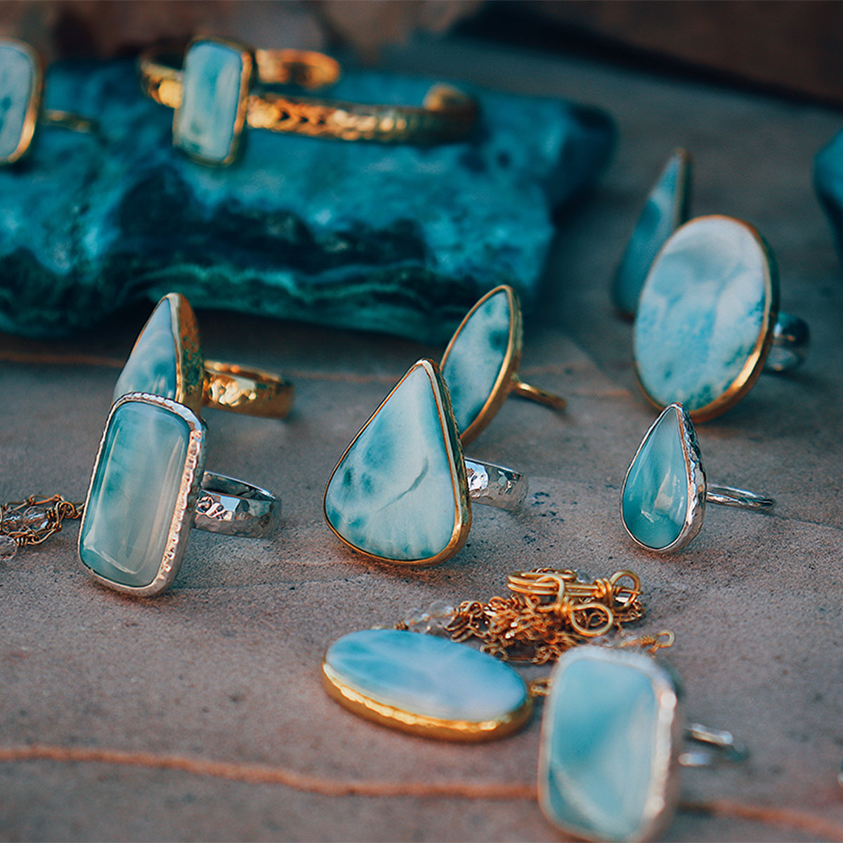 Larimar Ring - Bahgsu