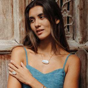 Rainbow Moonstone Necklace