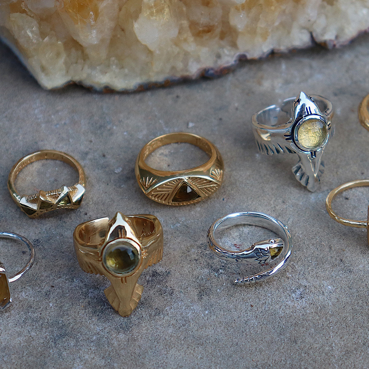 Manifest Ring || Citrine