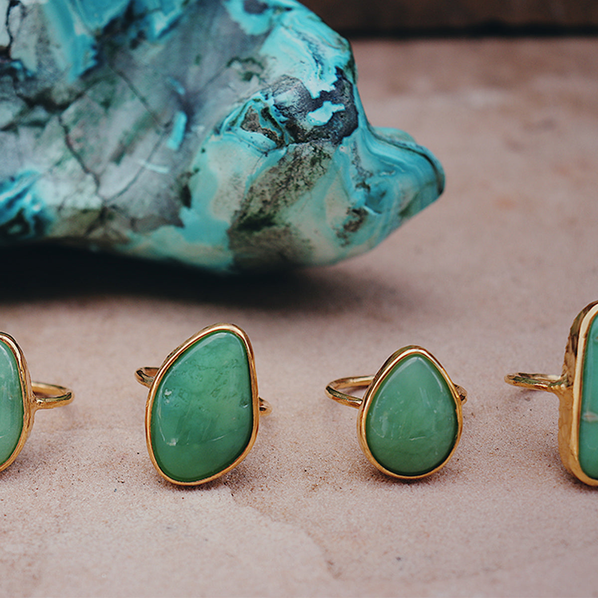 Chrysoprase Elfin Ring