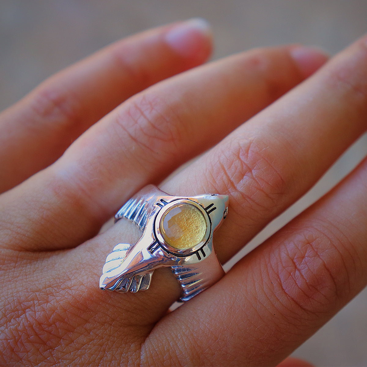 As Above Ring || Citrine