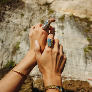 Boulder Opal Ring