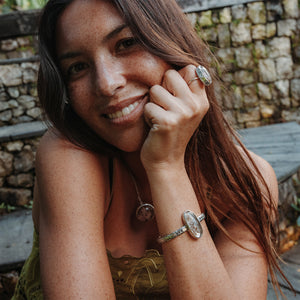 heirloom cuff || Garden Quartz