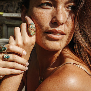Copper Chrysocolla Ring