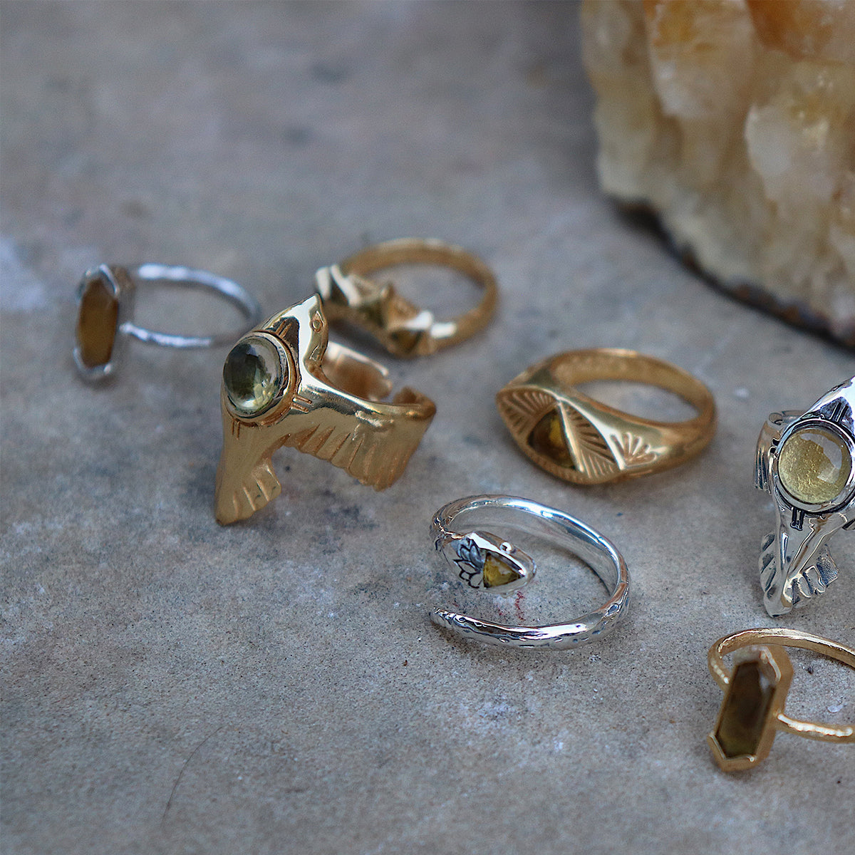 As Above Ring || Citrine