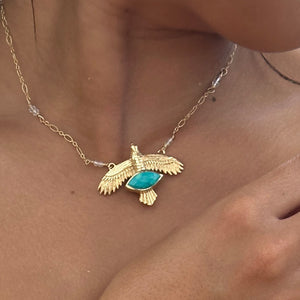 Elder Bird || Turquoise Necklace