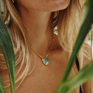 Emerald Quartz Necklace