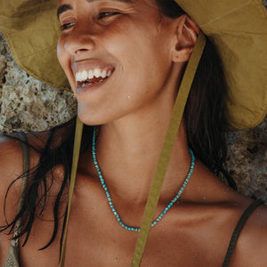 Heishi Turquoise || Gemstone Necklace