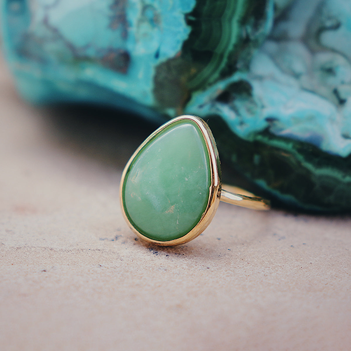 Chrysoprase Elfin Ring