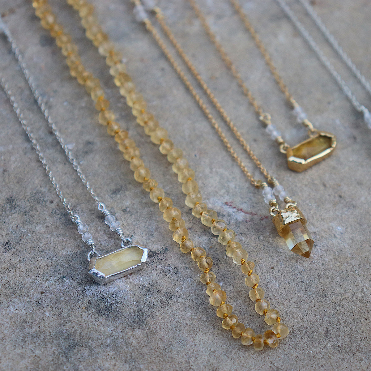 Citrine || Gemstone Necklace