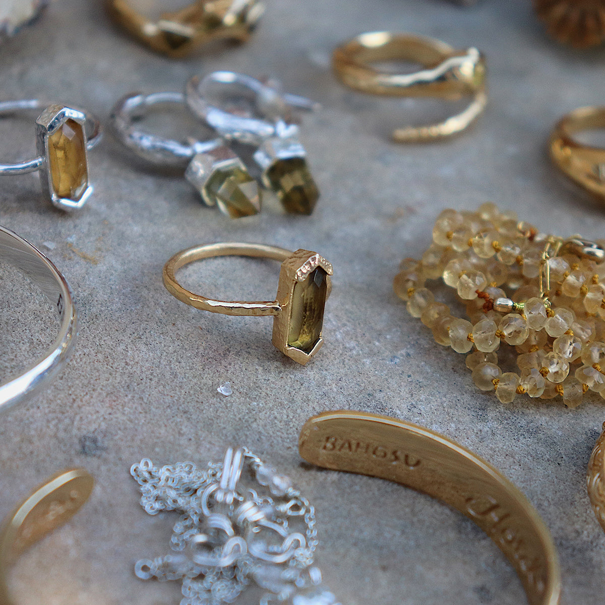 Shine Ring || Citrine