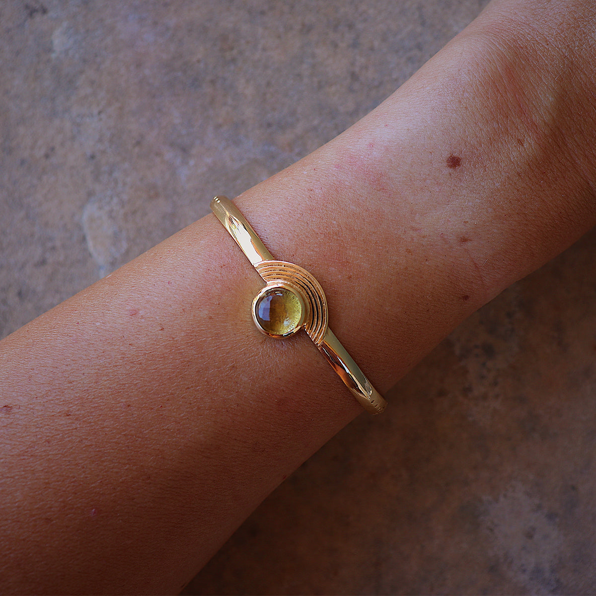 Be Open Cuff || Citrine