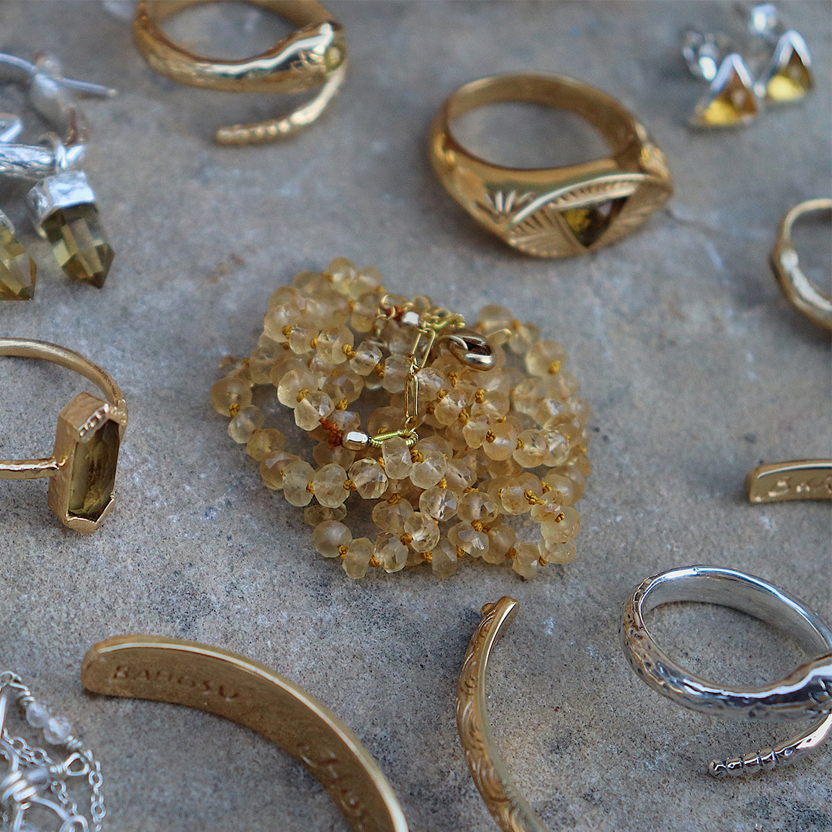 Citrine || Gemstone Necklace