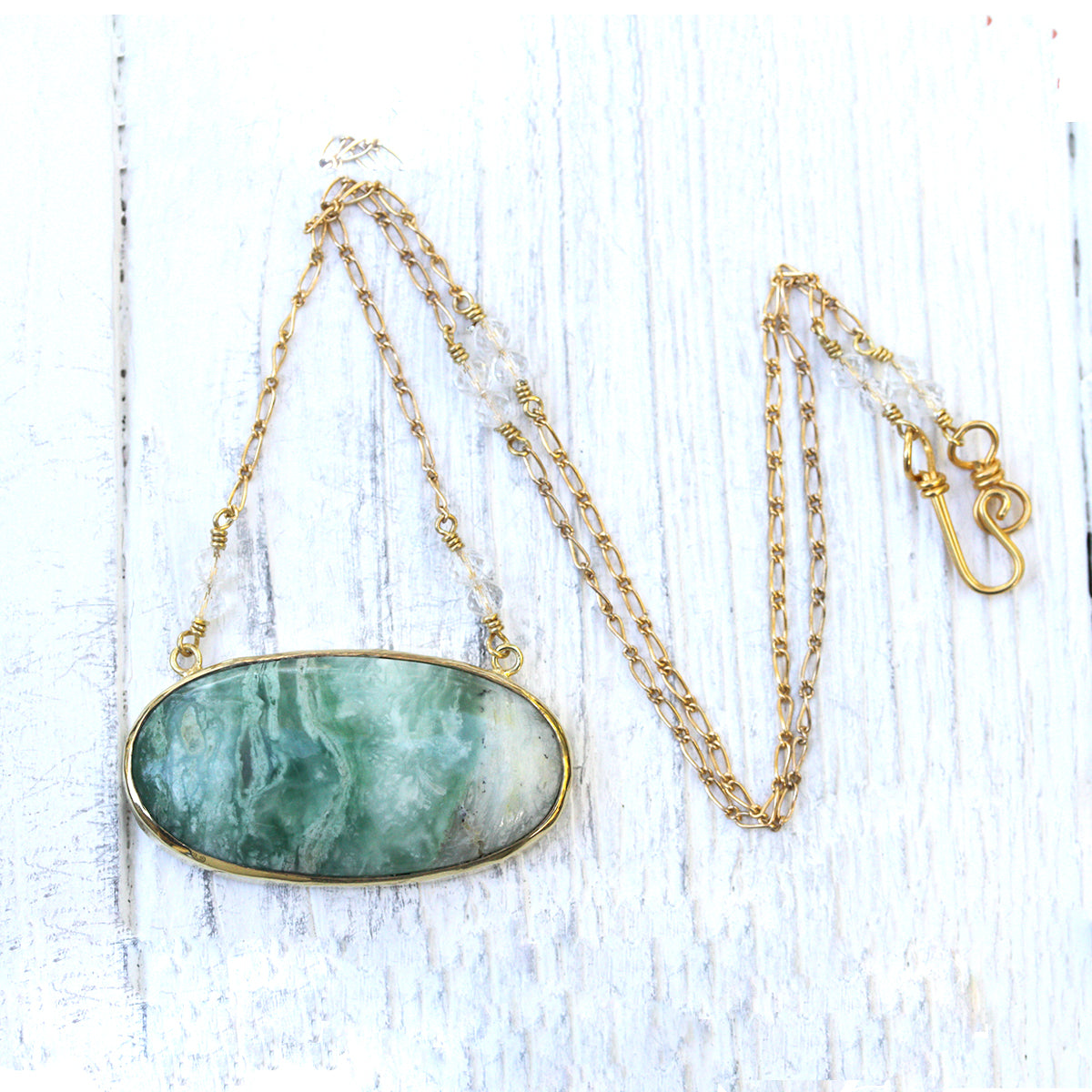 Moss Opal Necklace