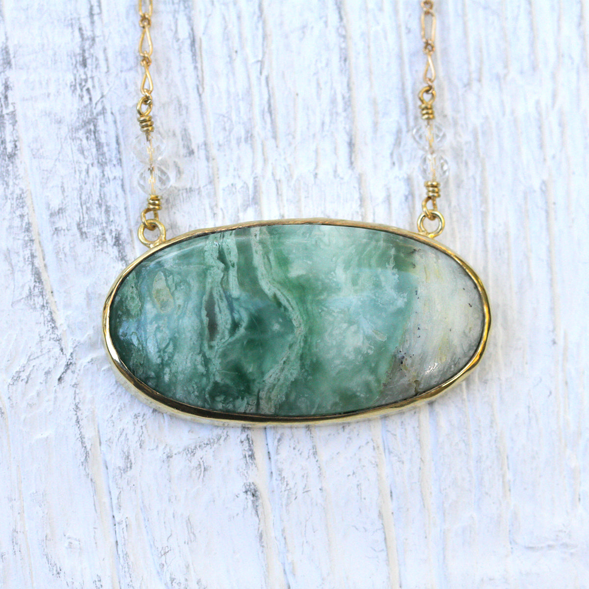 Moss Opal Necklace