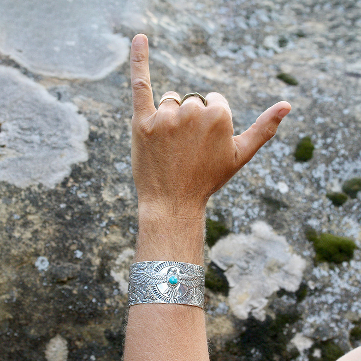 【Bahgsu Jewels】Xavier Rudd Collabカフブレスレット SV Women's Cuff - Xavier Rudd Collab - Bahgsu