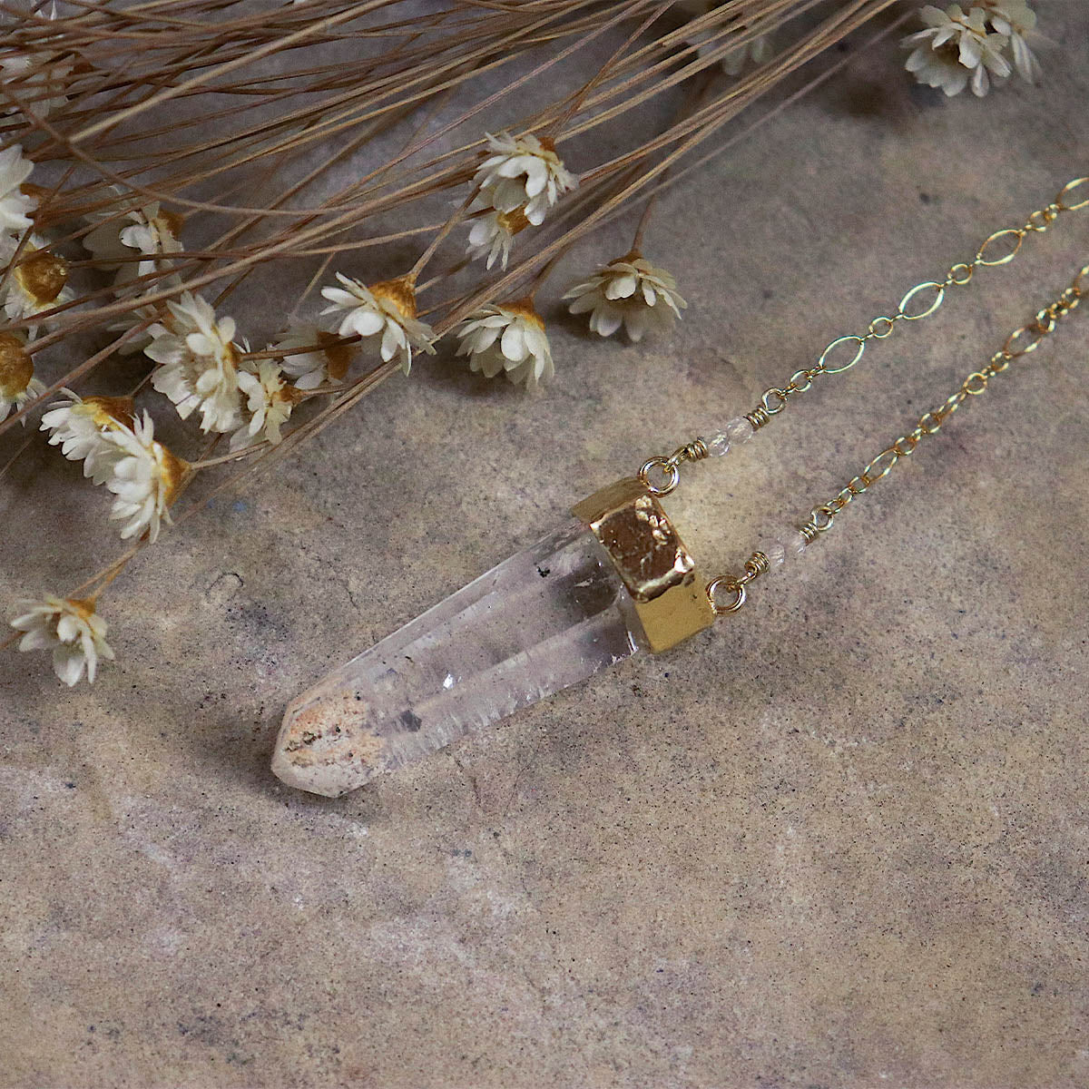 Rose Phantom Wand Necklace