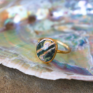 Ocean Jasper Elfin Ring