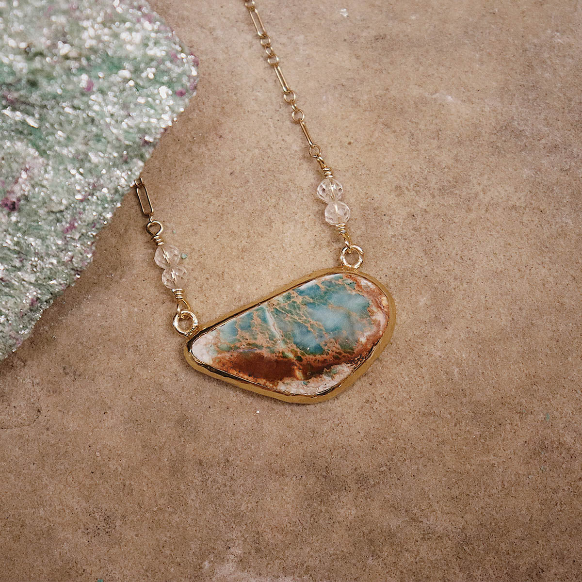 Copper Chrysocolla Necklace