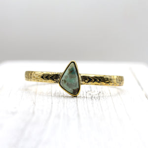Heirloom cuff :: Cactus Chrysocolla