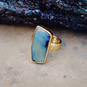 Boulder Opal Ring