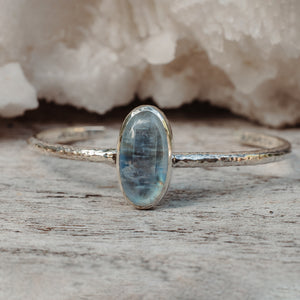 Your Center Cuff || Rainbow Moonstone