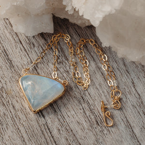 Rainbow Moonstone Necklace