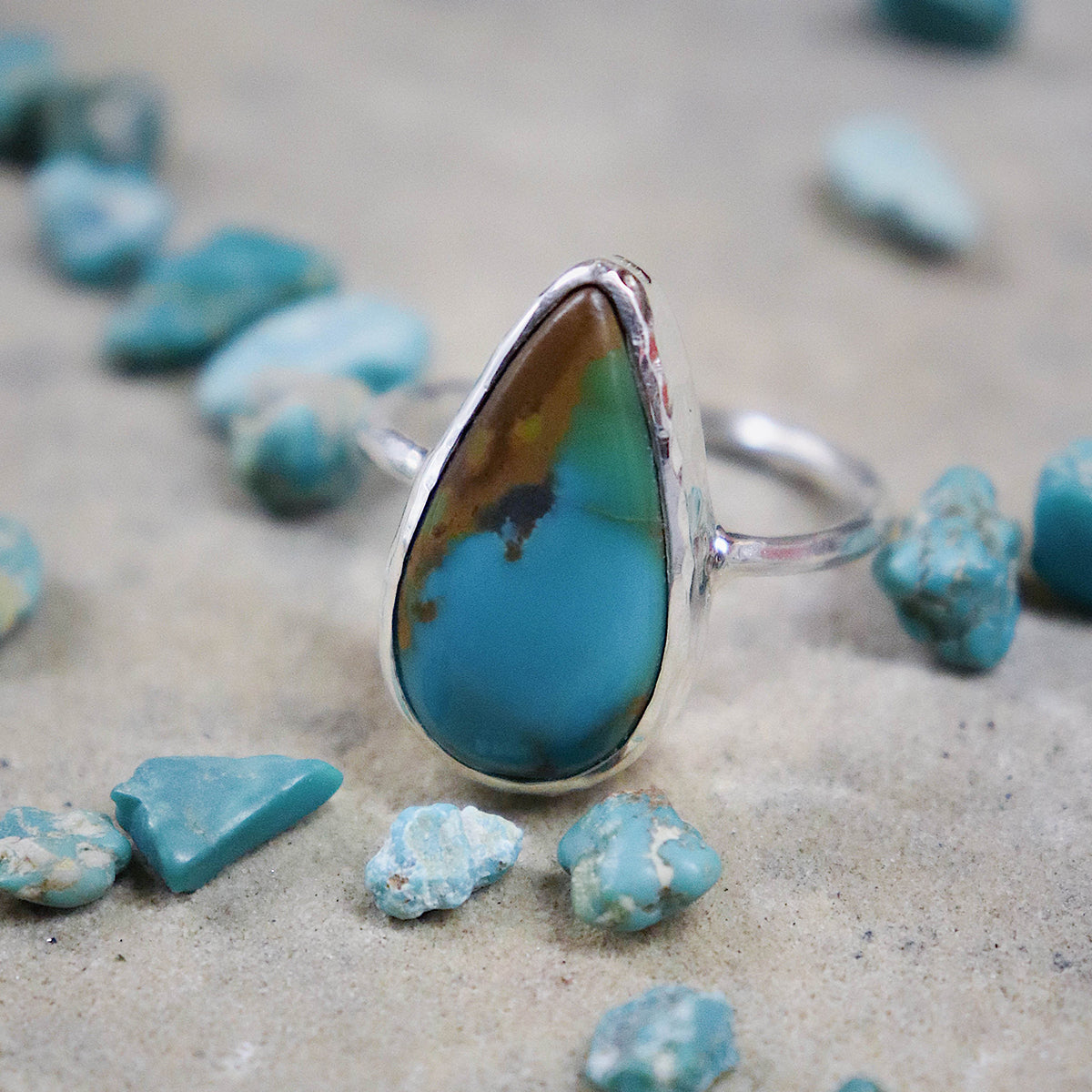 Royston Turquoise Elfin Ring