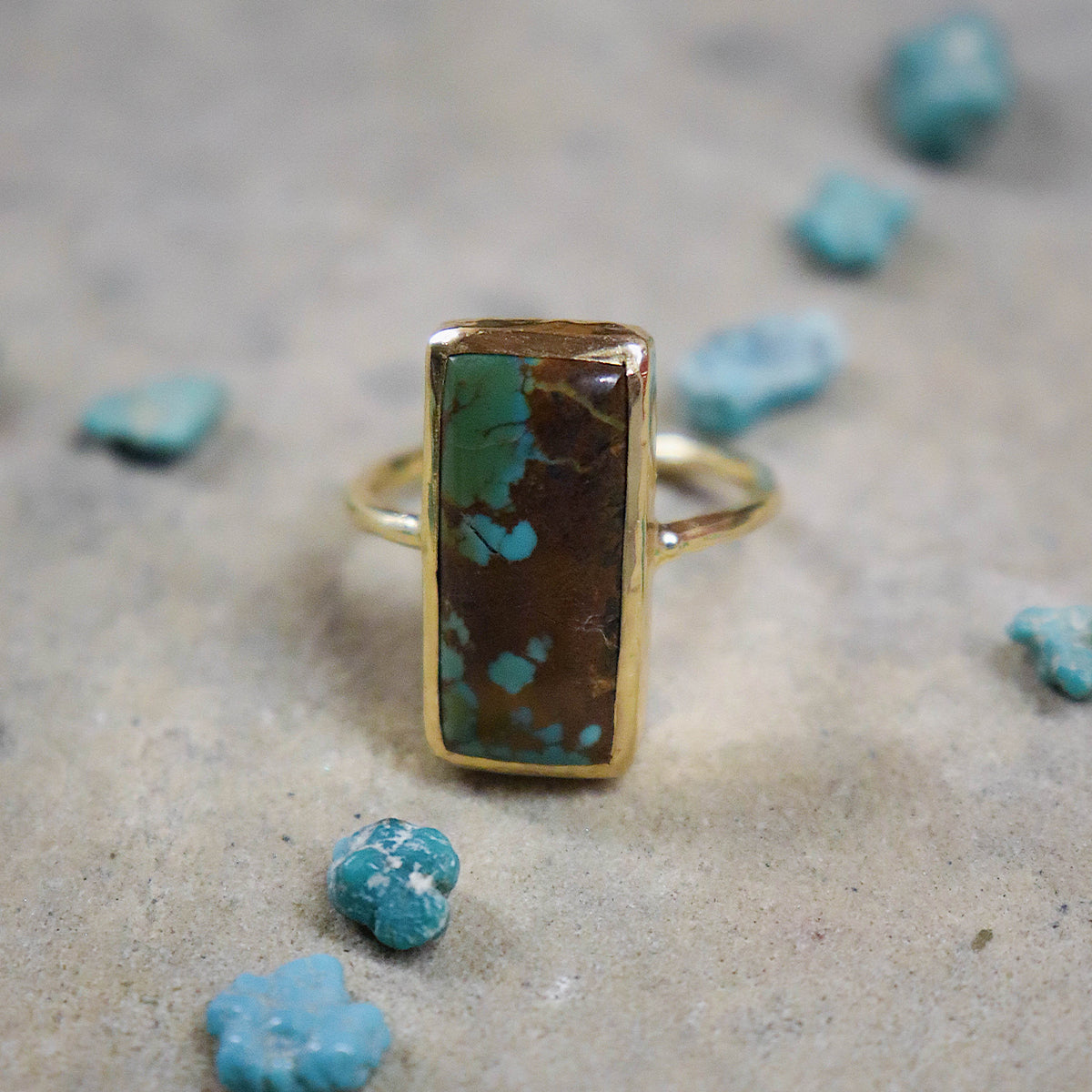 Royston Turquoise Elfin Ring