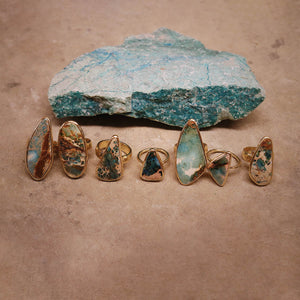 Copper Chrysocolla Ring
