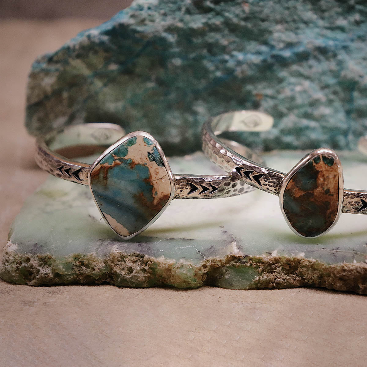 heirloom cuff || Copper Chrysocolla