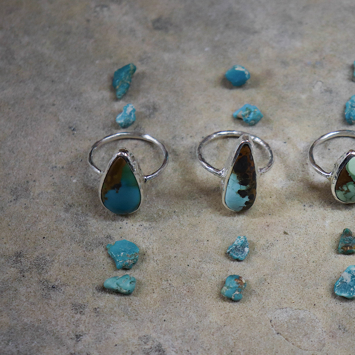 Royston Turquoise Elfin Ring