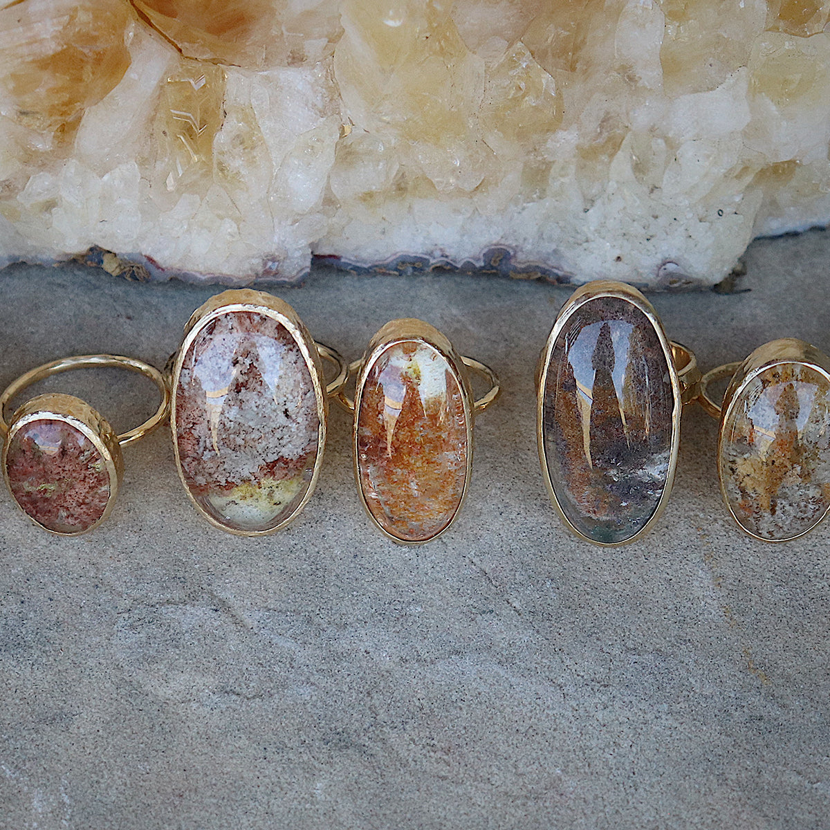 Garden Quartz Elfin Ring