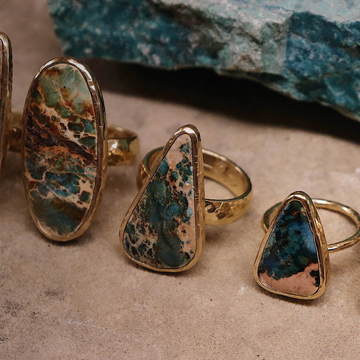 Copper Chrysocolla Ring