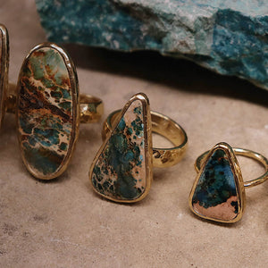 Copper Chrysocolla Ring