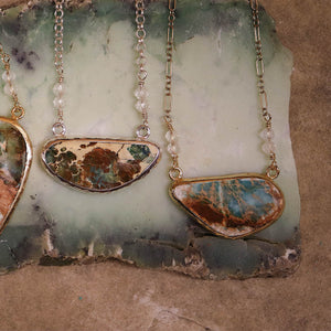 Copper Chrysocolla Necklace
